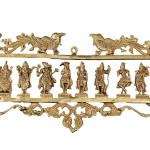 Brass Dashavatar Wall Hanging | 20.5" Antique Finish | Sacred Avatar Series | Traditional Temple Art | Home & Office Decor | Jaipurio